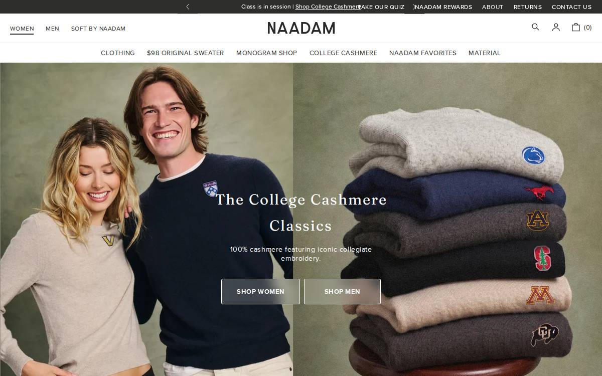Naadam website preview