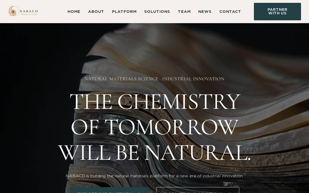 Nabaco, Inc. website preview