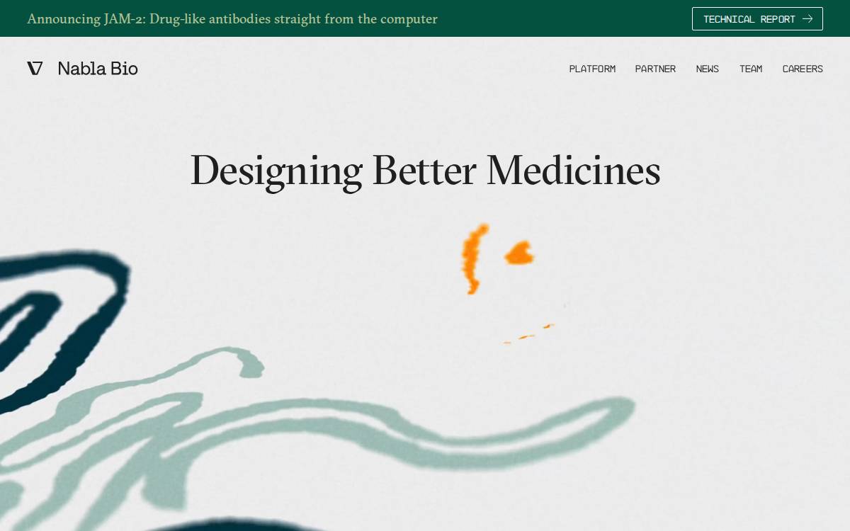Nabla Bio website preview