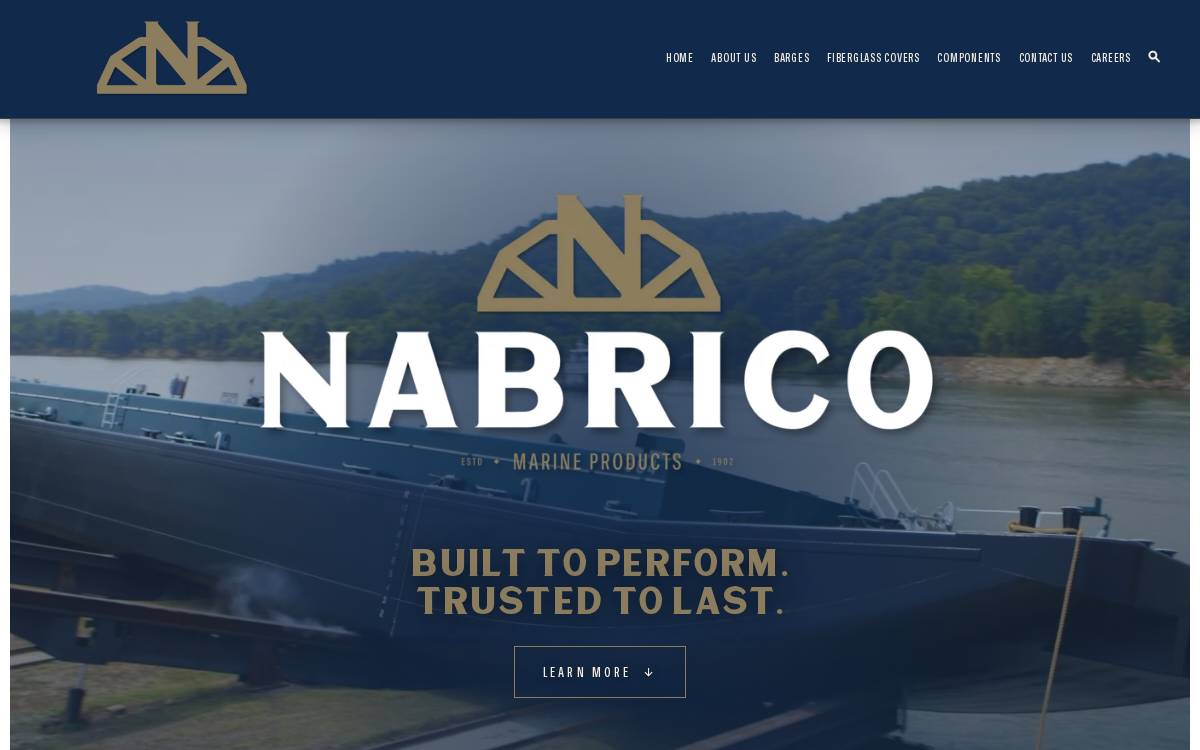 NABRICO Marine Products website preview