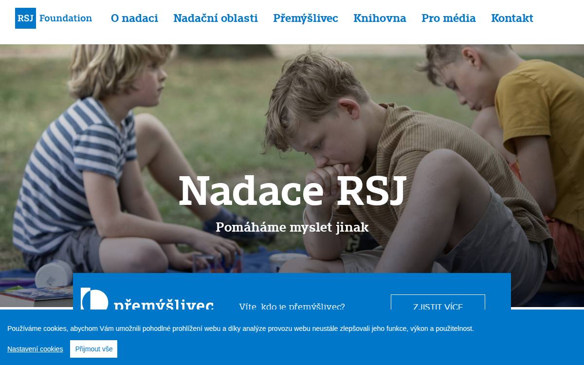 Nadacersj website preview