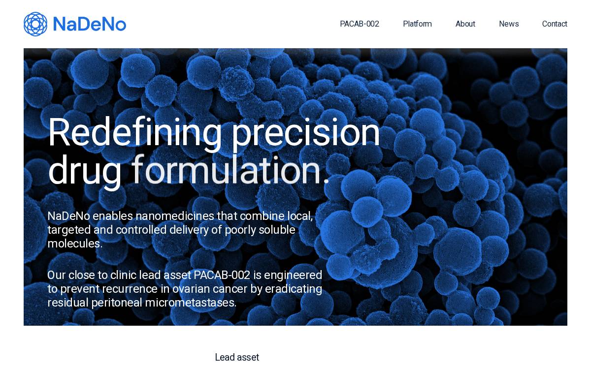 NaDeNo website preview