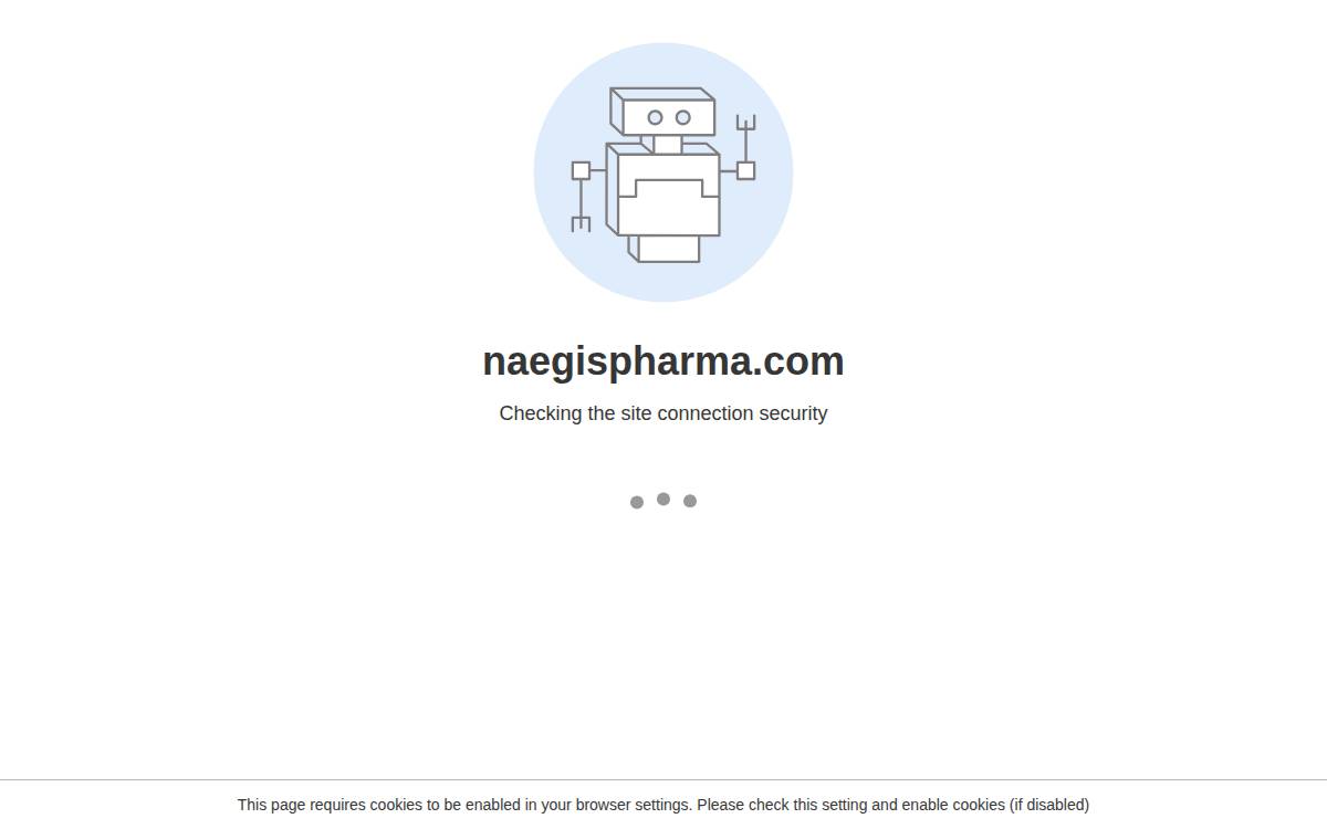 Naegis Pharmaceuticals Inc. website preview