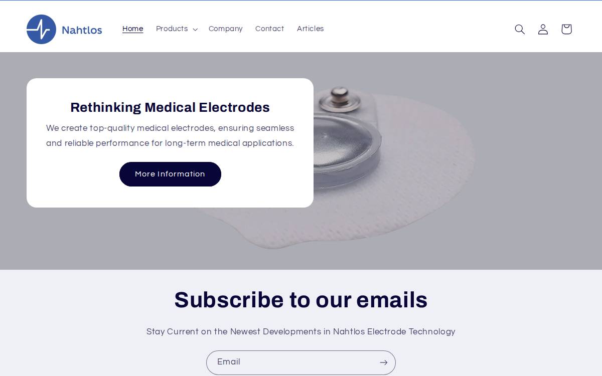 Nahtlos website preview