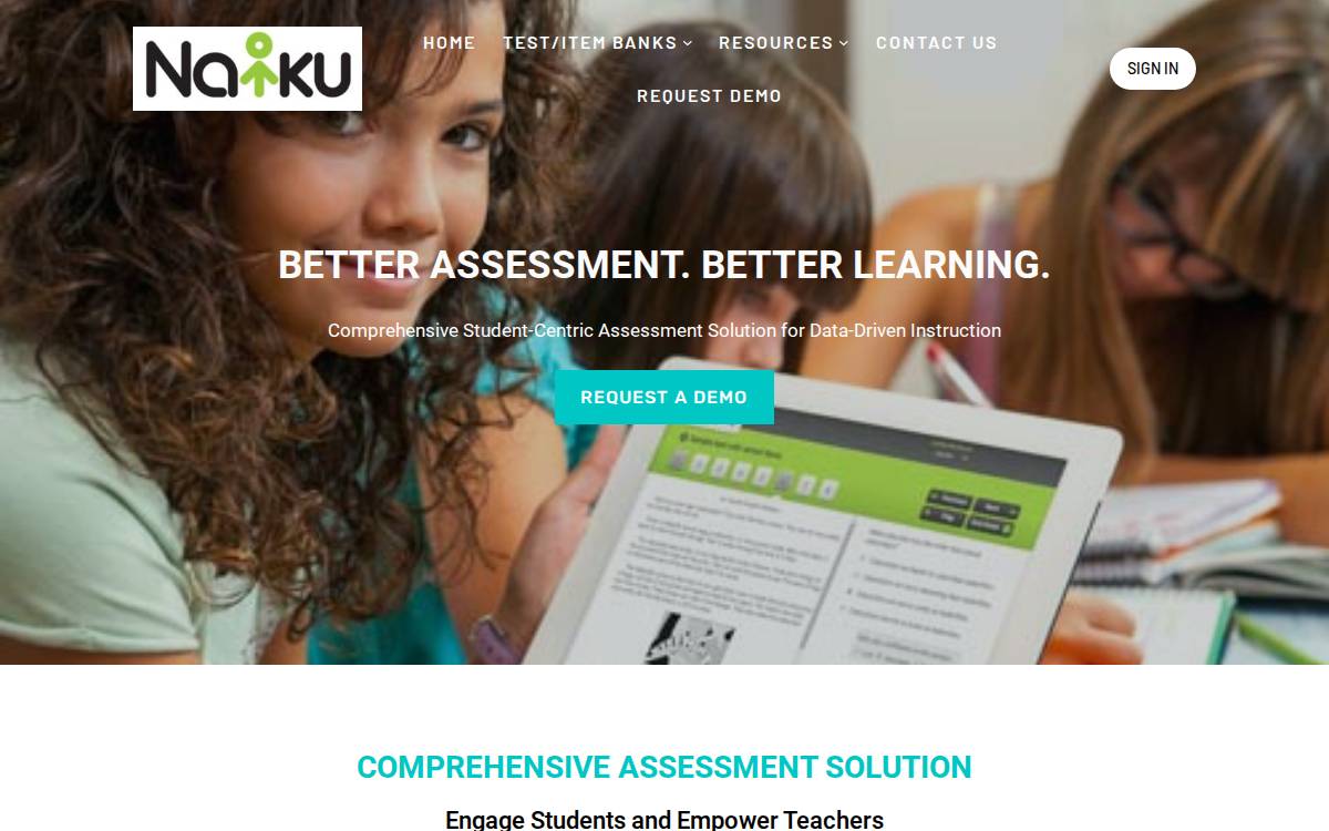 Naiku website preview