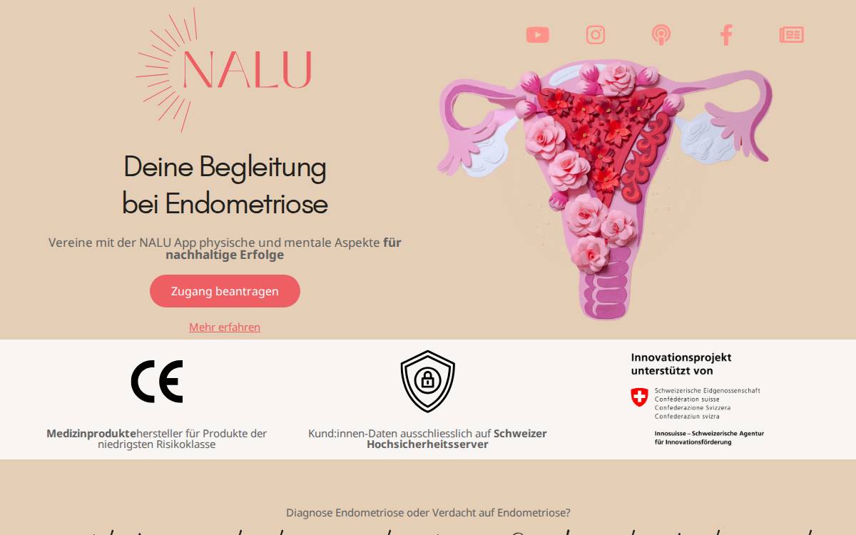 NALU website preview