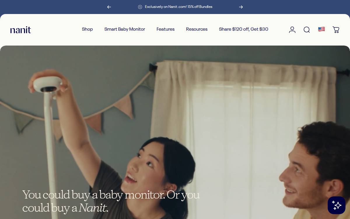 Nanit website preview