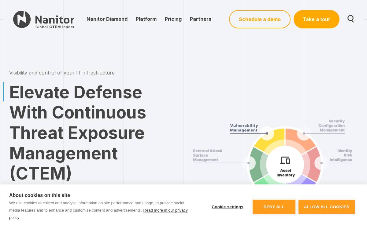 Nanitor website preview
