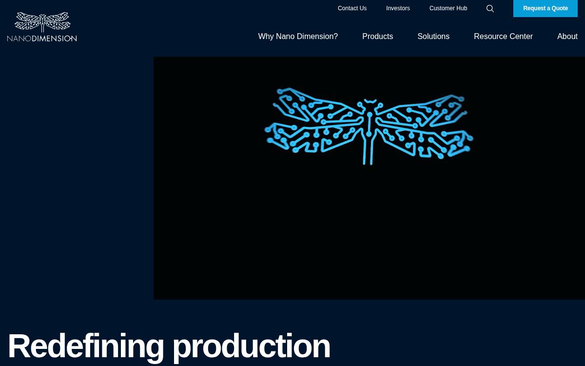 Nano Di website preview
