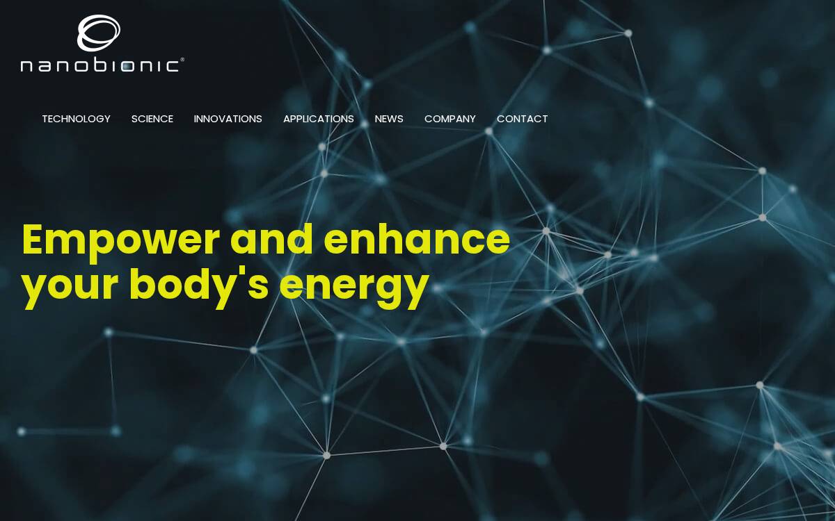 Nanobionic Group website preview
