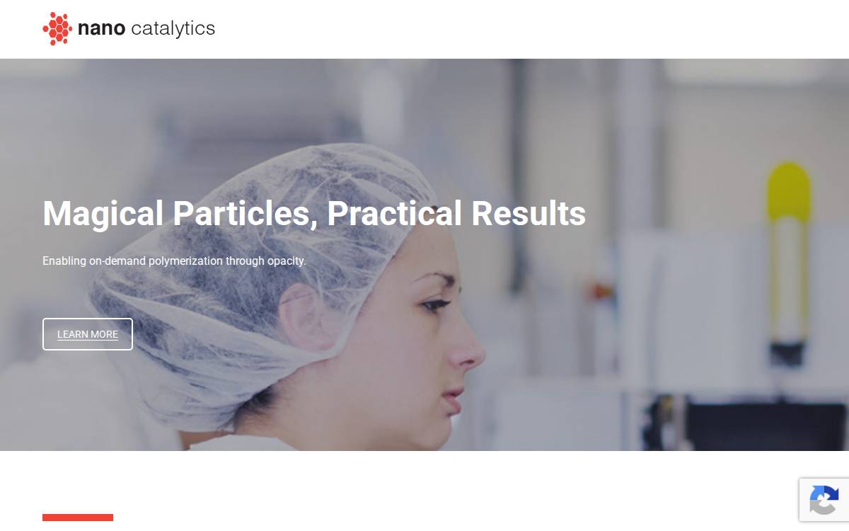 Nanocatalytics website preview