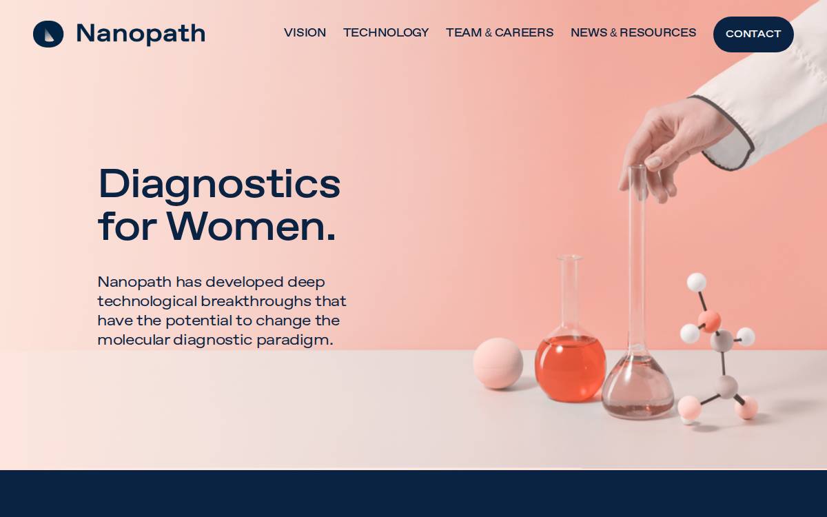 nanopath website preview