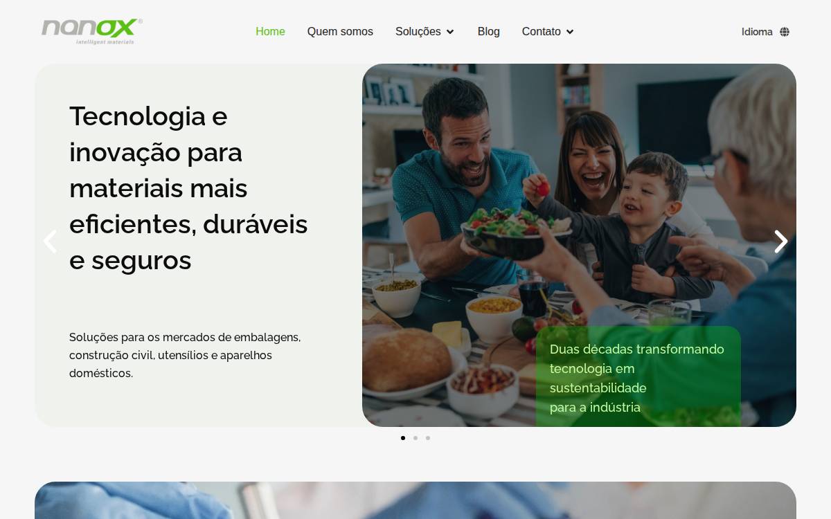Nanox website preview
