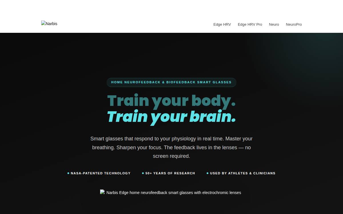 NARBIS Consumer Products website preview