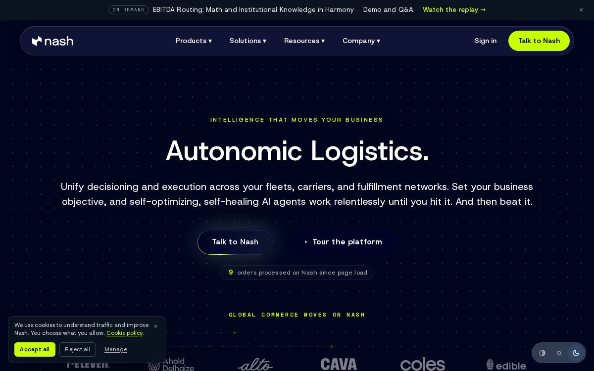 Nash website preview