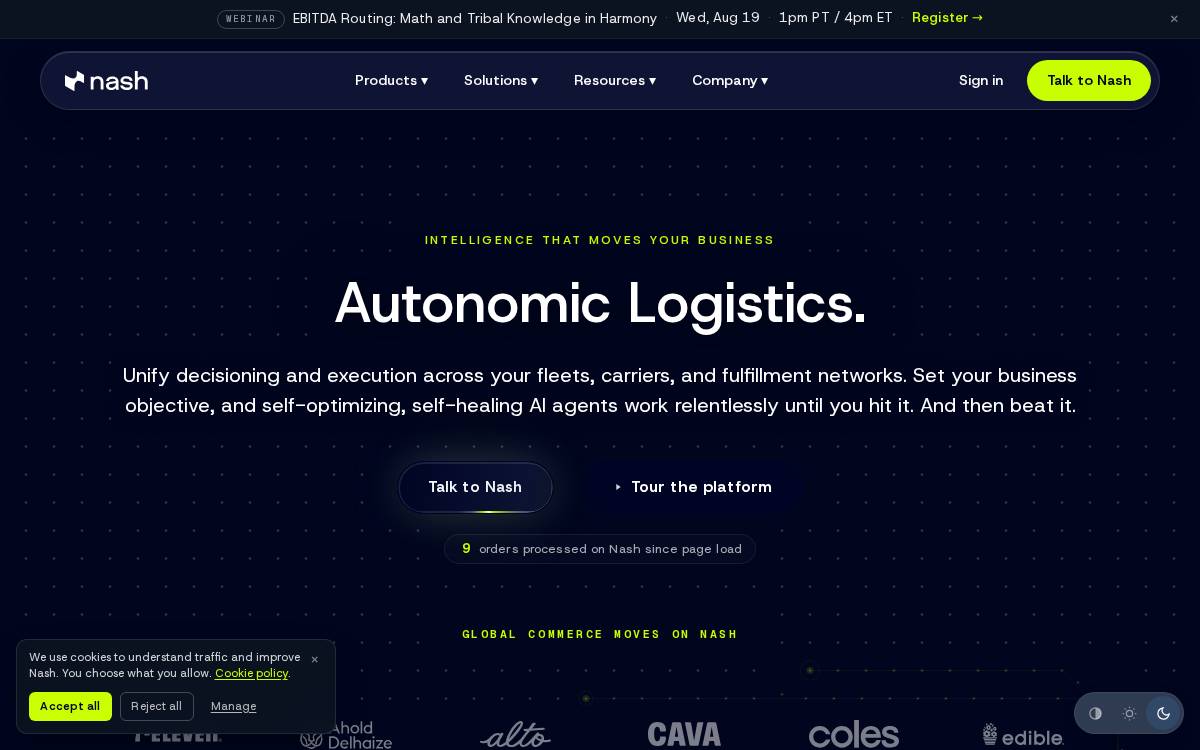 Nash website preview