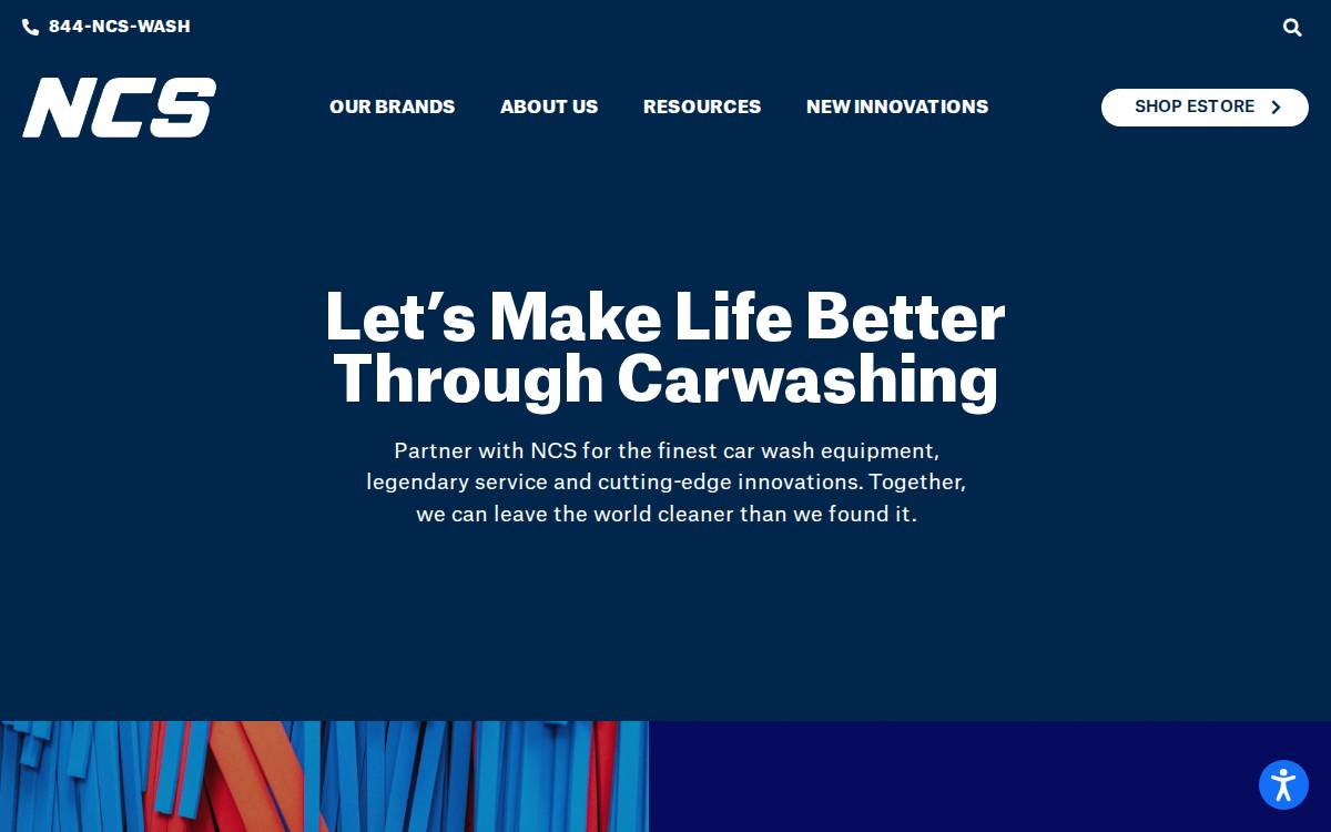 National Carwash Solutions website preview