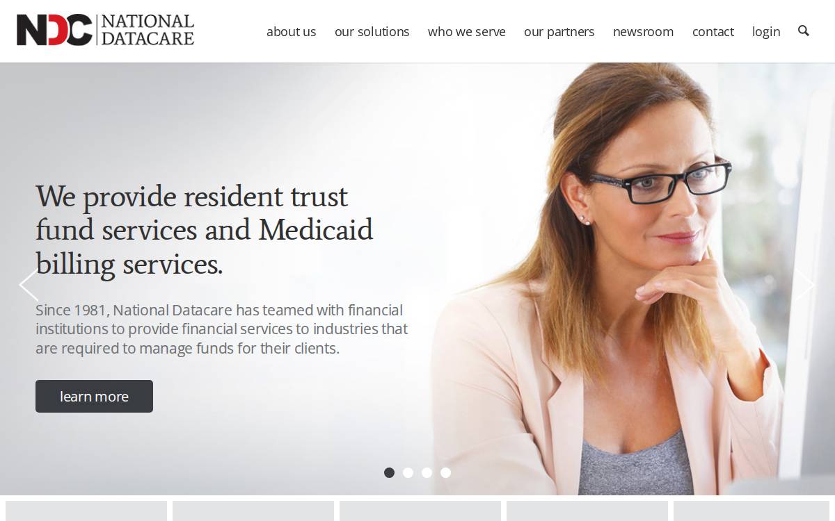 National Datacare website preview