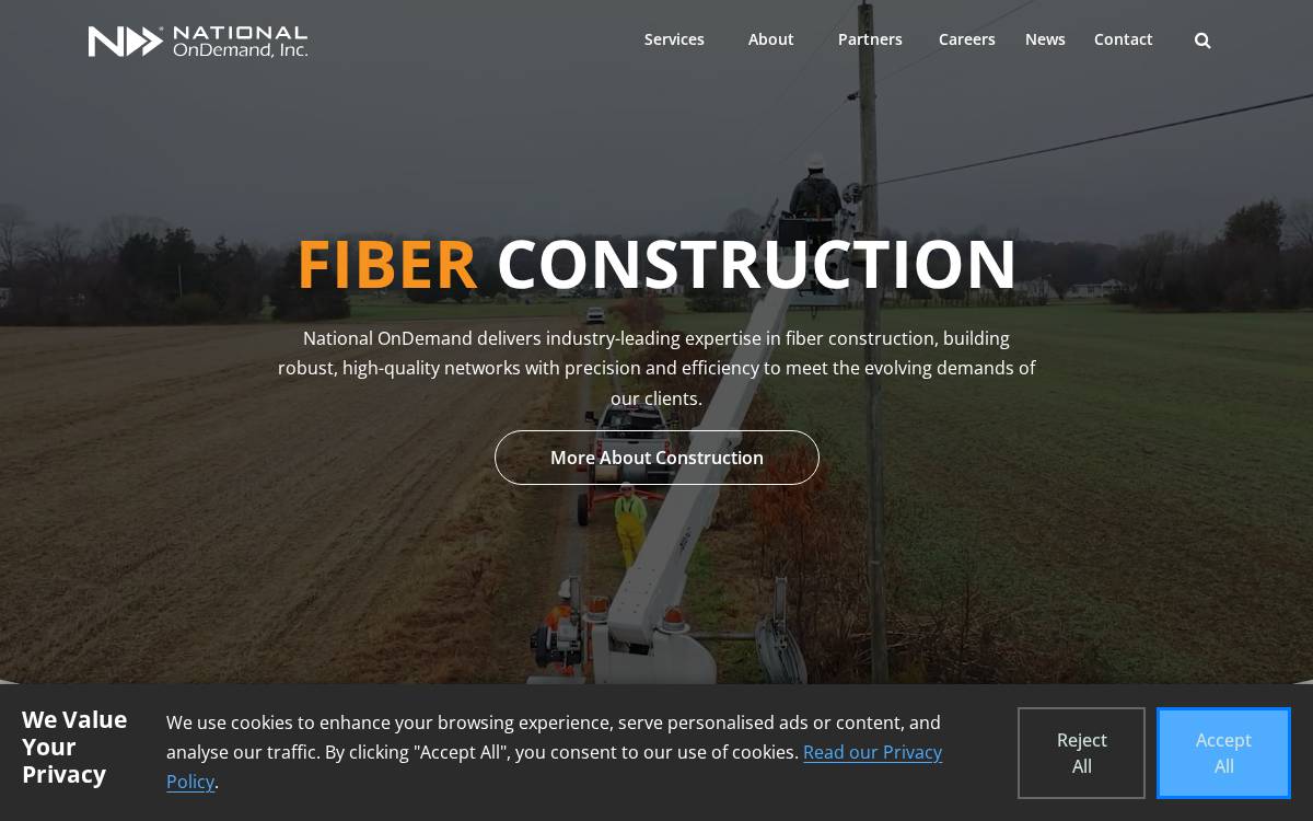 National OnDemand, Inc. website preview