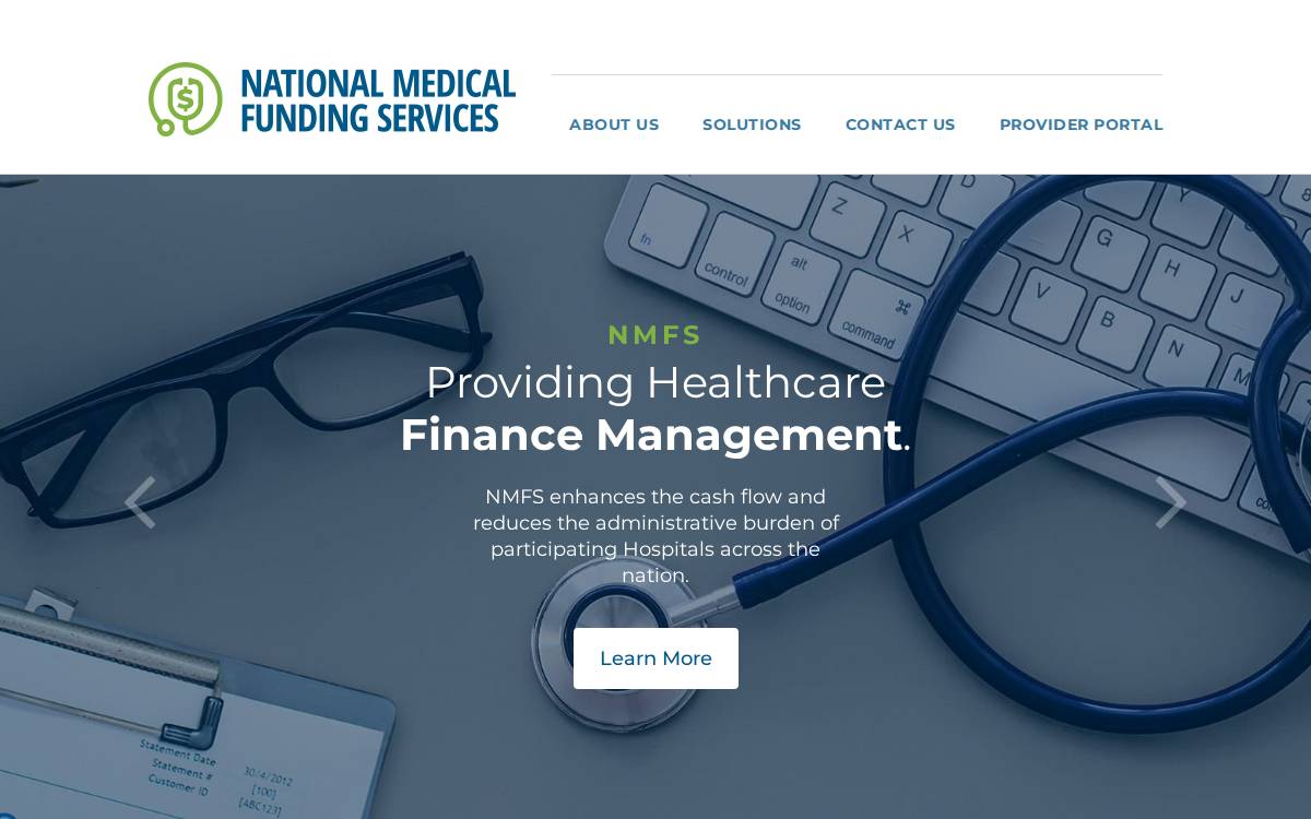 Nationalmedicalfundingservices website preview