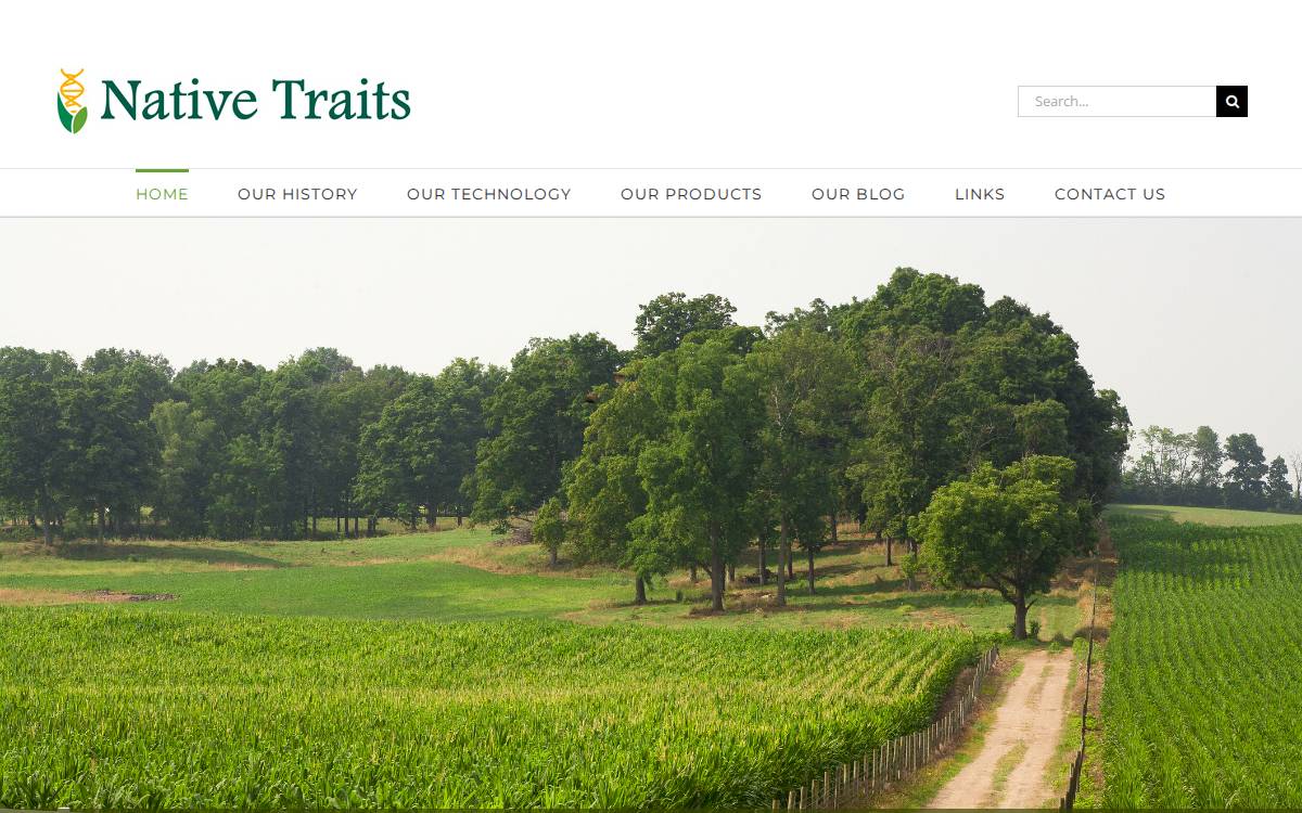 Native Traits website preview