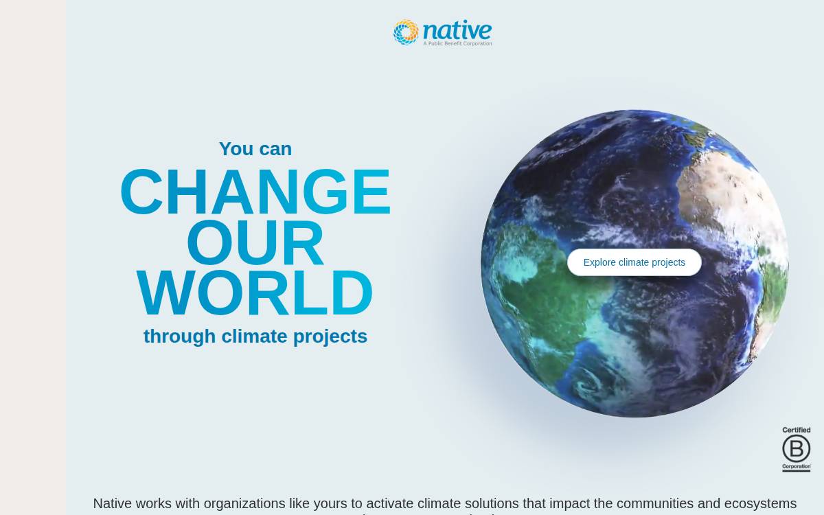NativeEnergy website preview