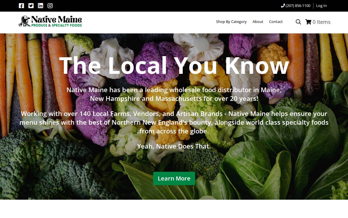 Nativeme website preview
