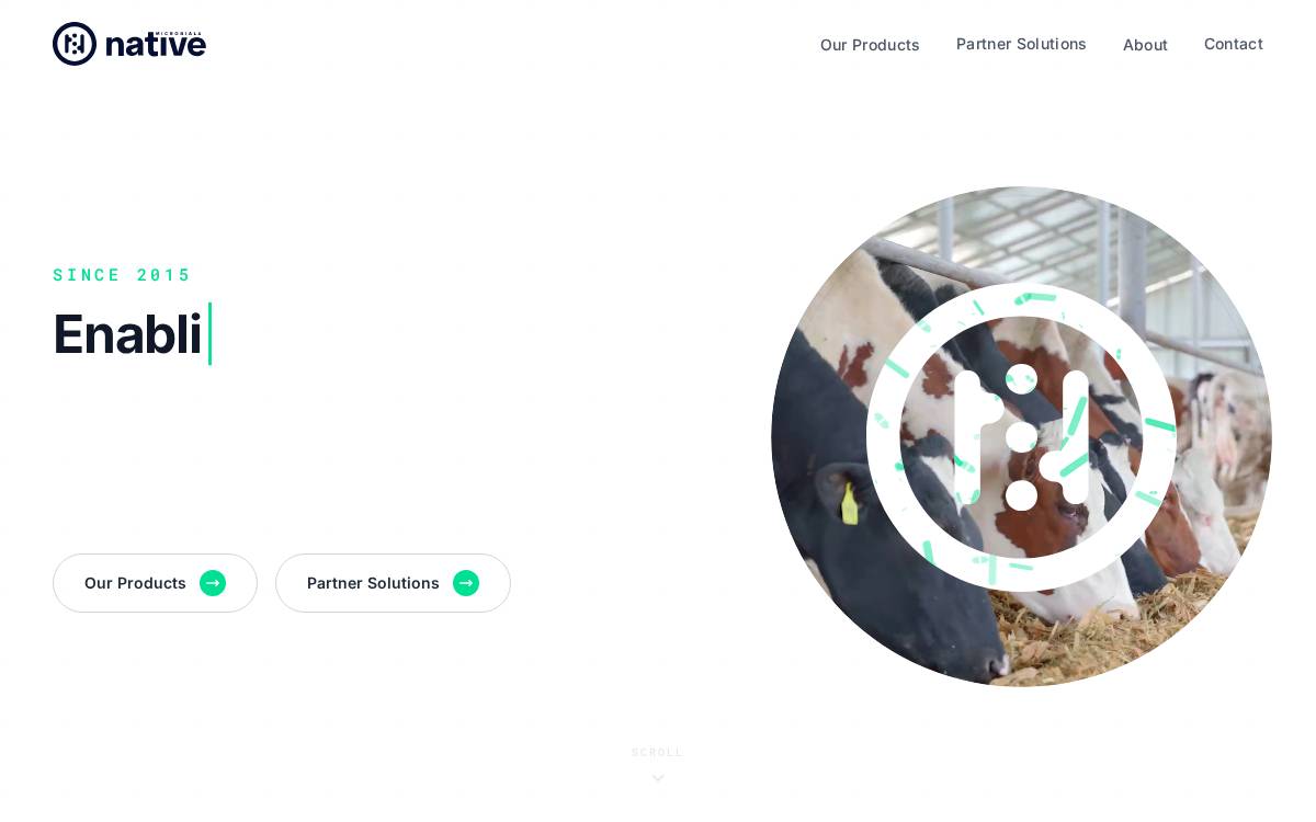 Native Microbials website preview