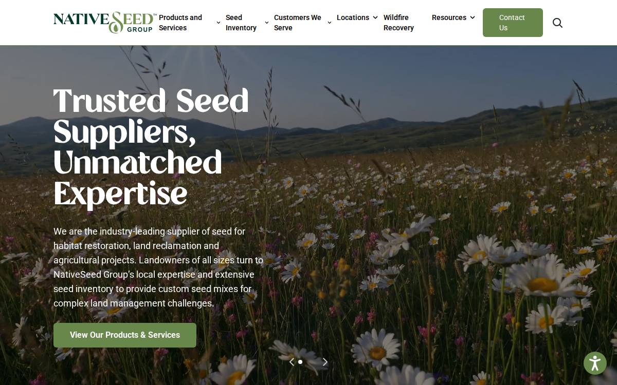 NativeSeed Group website preview