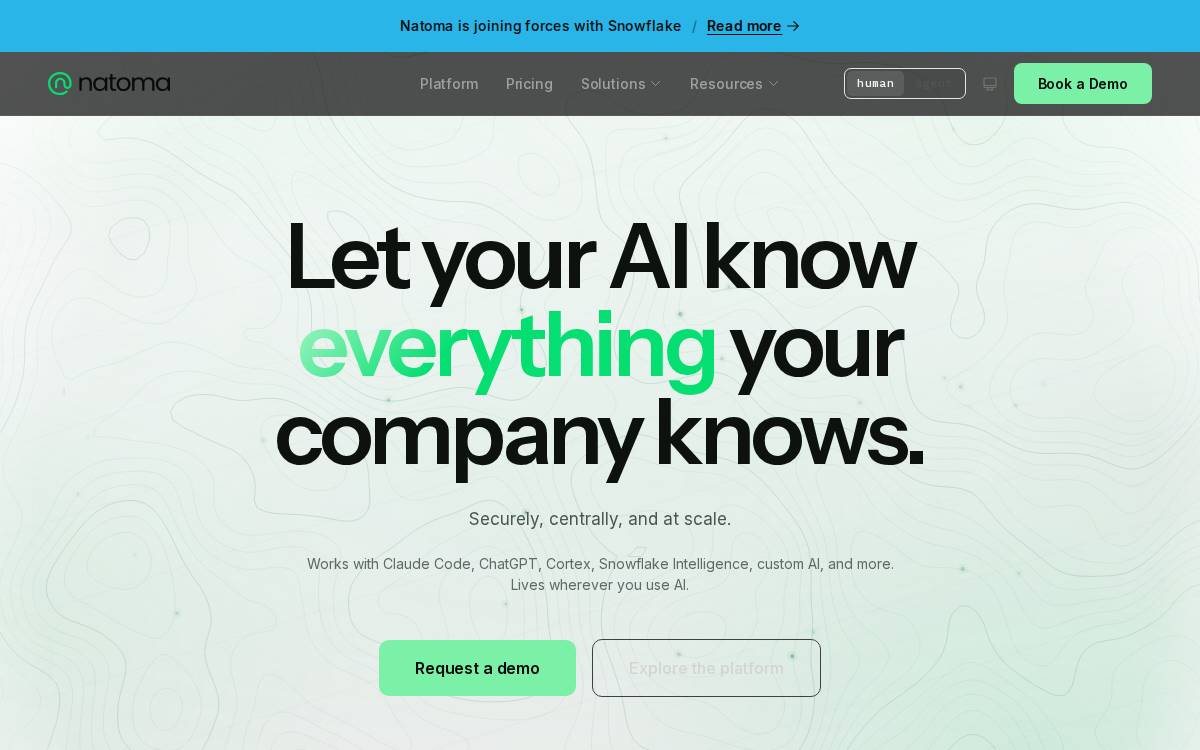 Natoma website preview