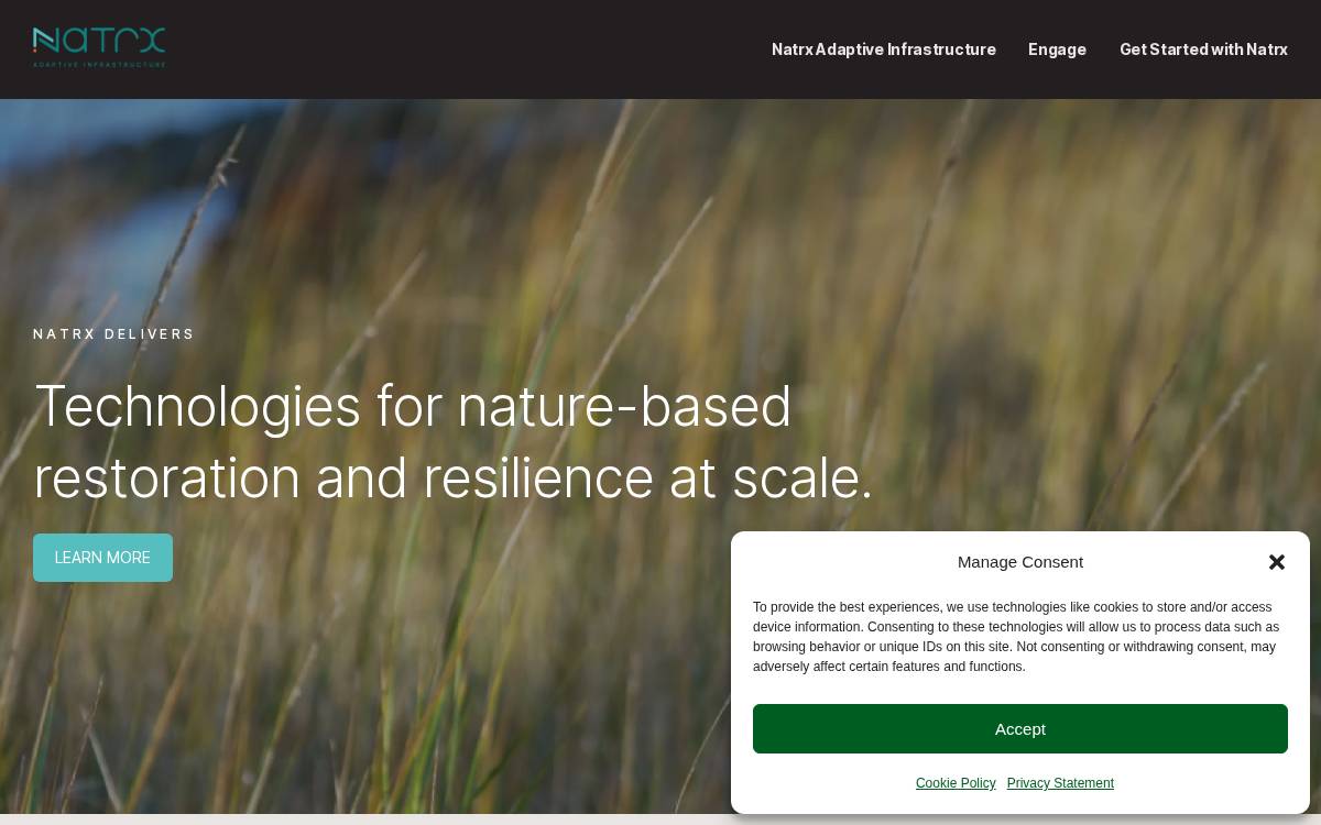 Natrx website preview