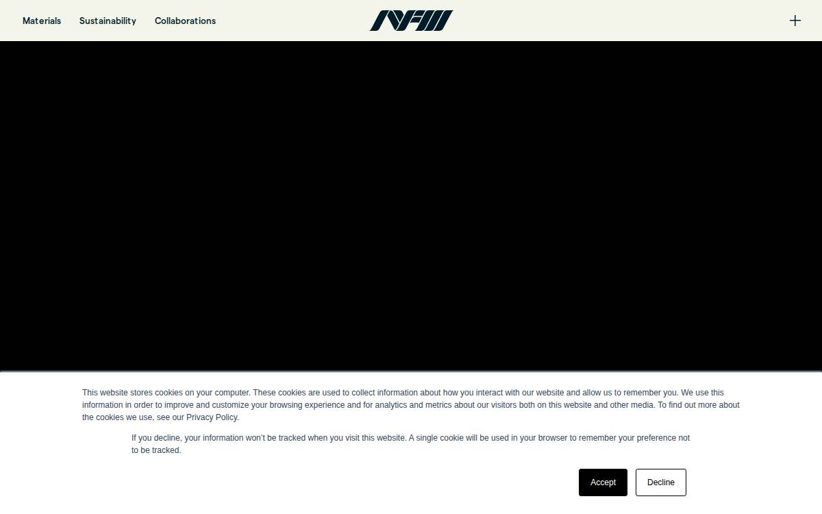 Natural Fiber Welding, Inc. website preview