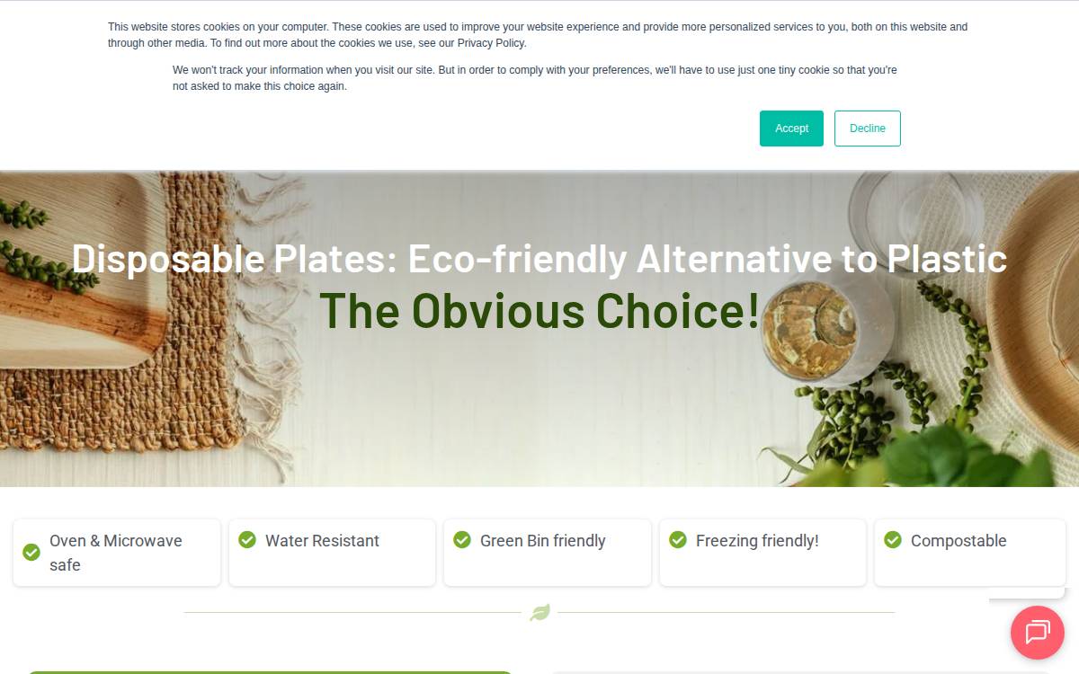 Natural Panaa website preview