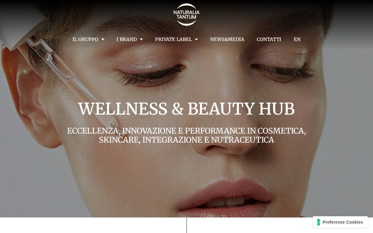 Naturalia Tantum website preview
