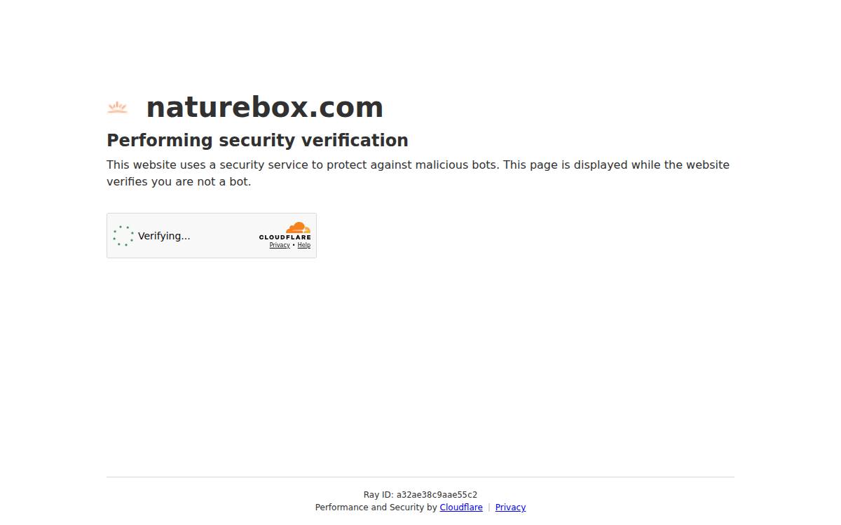 NatureBox website preview