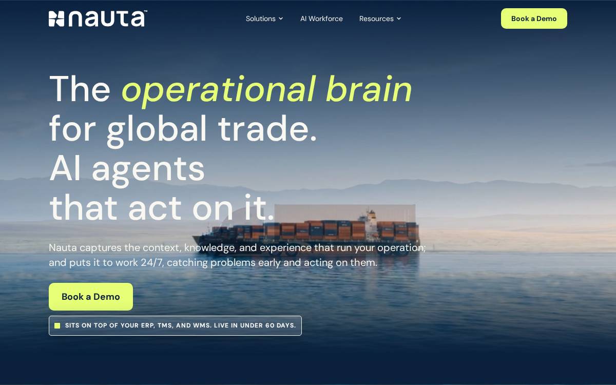 Nauta website preview