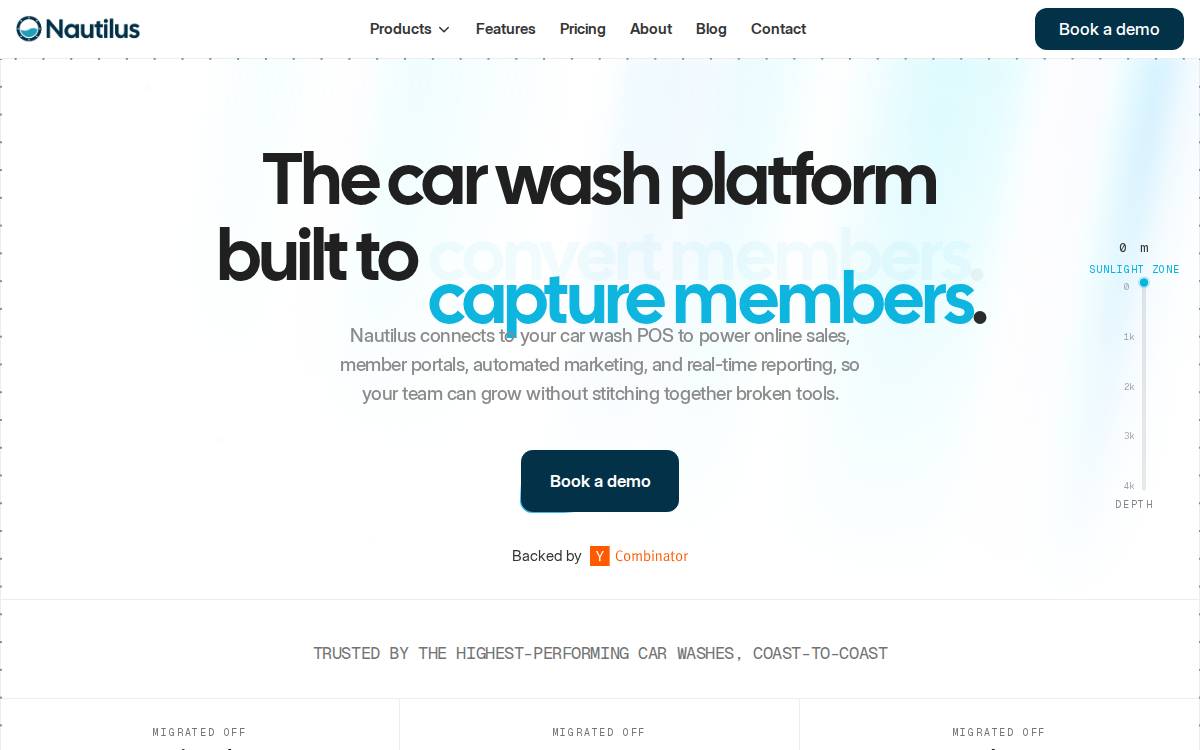Nautilus website preview