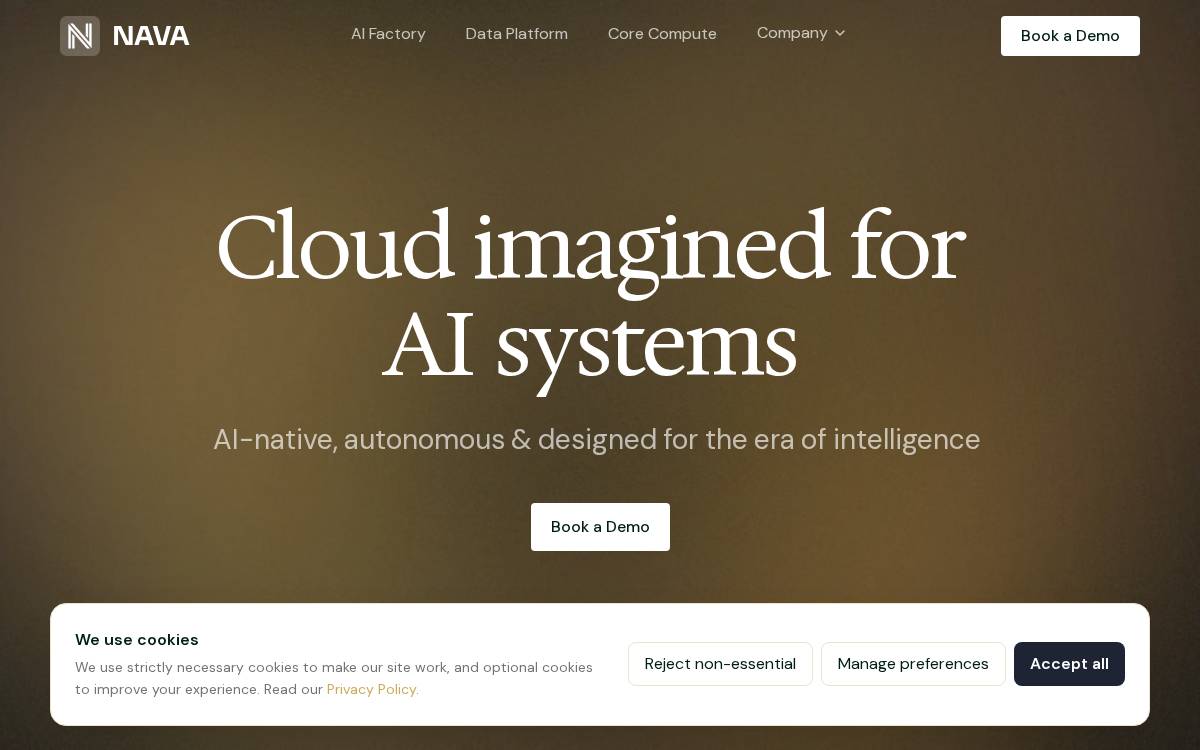 Nava website preview