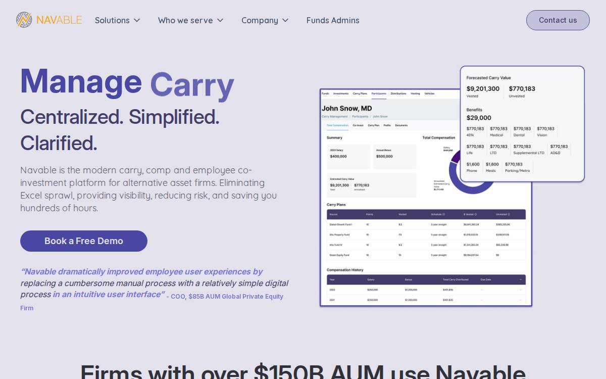 Navable website preview
