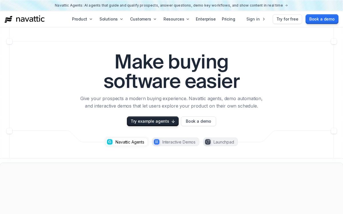 Navattic website preview