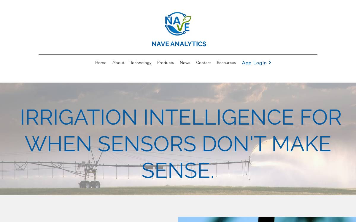 Nave Analytics website preview