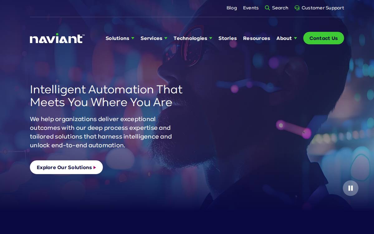 Naviant website preview