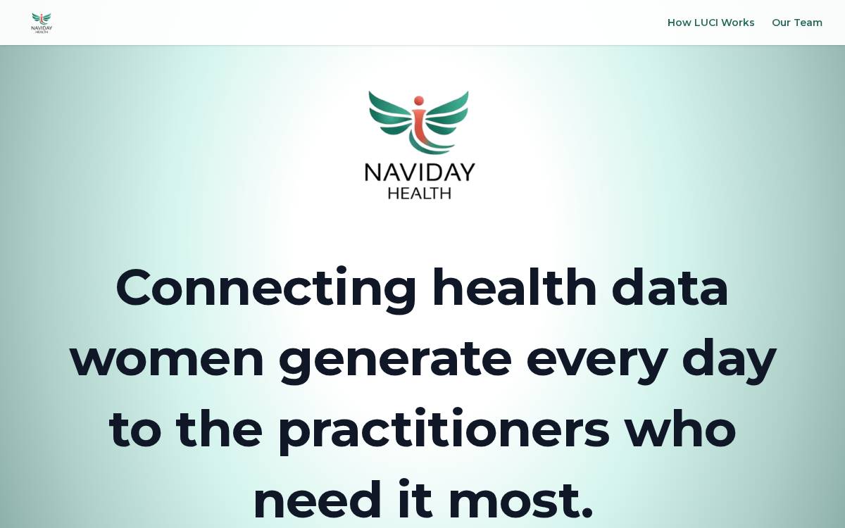 Naviday Health website preview