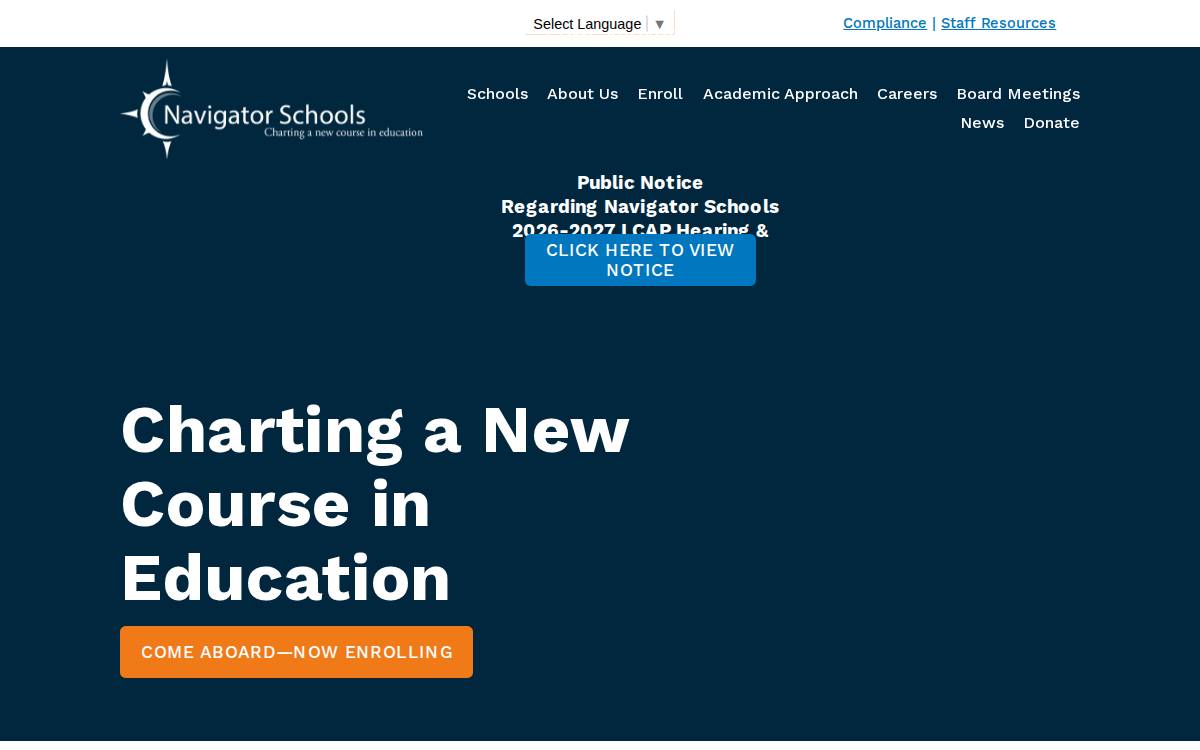 Navigator Schools 4 Schools website preview