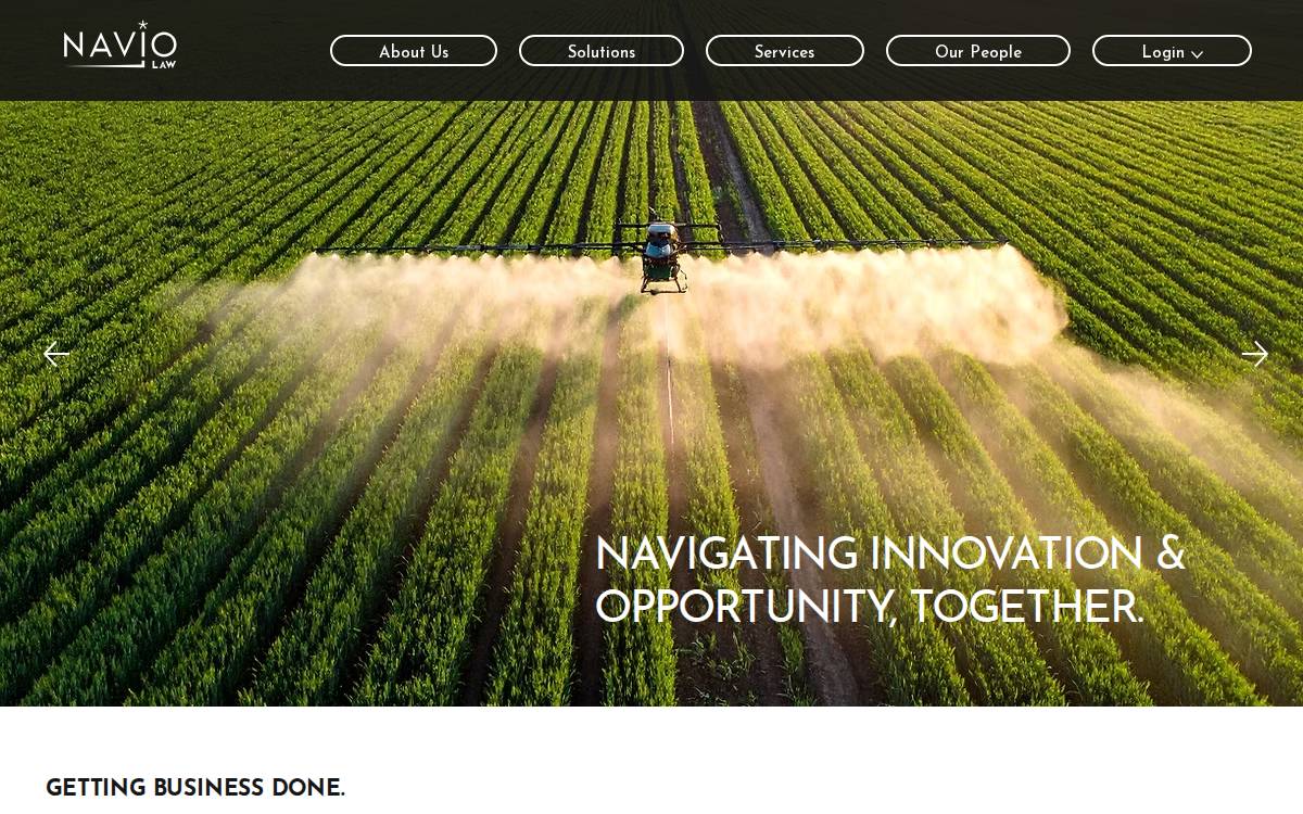 Navio Law website preview