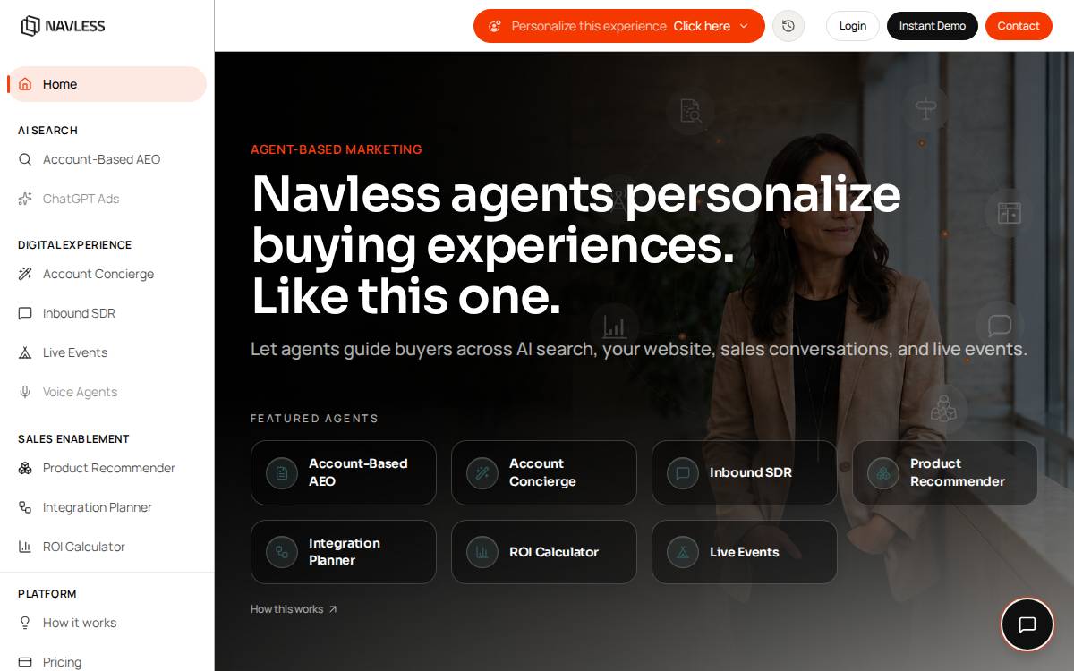 Navless website preview