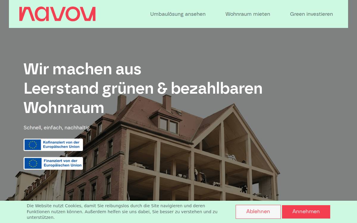 Navou website preview