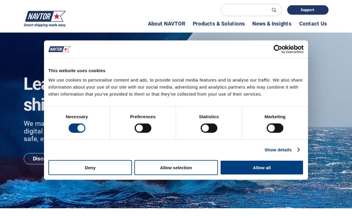 NAVTOR website preview