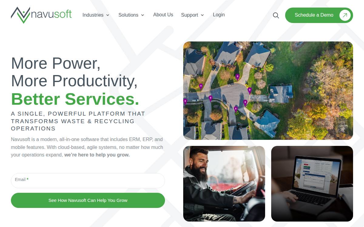Navusoft website preview