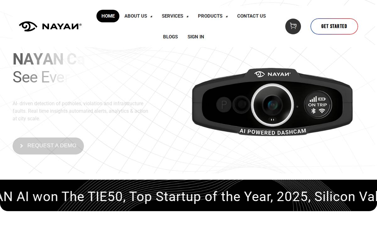 Nayan Tech website preview